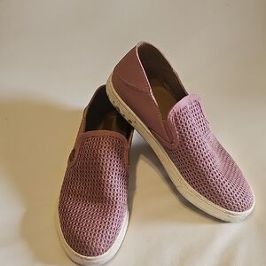 Pink Slip-On Sneakers